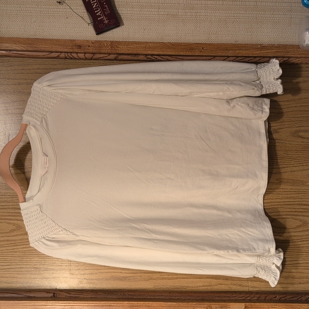 LC Lauren Conrad white top size Large